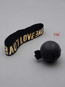 RPPR Bộ 1 bóng tập phản xạ đấm bốc - 1 bóng đấm bốc, 1 băng đeo đầu, thích hợp cho tập luyện hàng ngày, unisex (Đen/Đỏ) - Nhiều màu - Xem 10