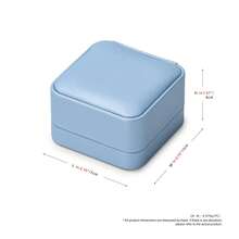 Oirlv Elegant Jewelry Box, Suitable For Organizing Bracelets, Rings, Pendants, Earrings And Necklaces, Great For Home And Travel Use, Ideal Gift For Valentine's Day And Back-To-School, Fashionable Storage Solution For Celebrations And Special Occasions, Making Your Jewelry Collection Stand Out - Blue - View 9