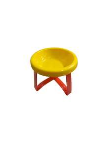 Tazón elevado para mascotas con inclinación de 15° para evitar vómitos, tazón para gatos/perros con soporte alto, diseño protector para el cuello y la columna, base antideslizante y amplia, material de plástico duradero, adecuado para gatos y perros pequeños, para comida húmeda y seca, regalo práctico para mascotas - 350 ml - Ver 12