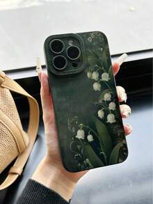 1 chiếc ốp lưng điện thoại bảo vệ dạng dây xích, họa tiết hoa cổ điển, mắt mèo, nền đen, tương thích với Apple, chống rơi vỡ, phiên bản quốc tế, không phải phiên bản nội địa. - Nhiều màu - Xem 7