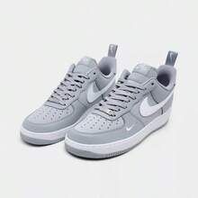 Nike Air Force 1 '07 LV8 Grey White Casual Shoes Men's IR5599-002 - 灰白色 - 查看 2