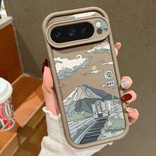 Funda Protectora de Silicona Suave para Phone17air,16,15,14,13,12,11 - A654BeigeBlanco - Ver 11