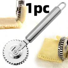 1pc Stainless Steel Floral Embossing Rolling Pin | Lace Embossing Tool, Multifunctional Baking Kitchen Supplies, Stainless Steel Cookie Embossing Rolling Pin, Pie Filling - View 10