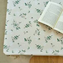 1pc Classic Lawn Wedding Ditsy Floral Tassel Tablecloth, Suitable For Wedding, Valentine's Day And Home Decor - Floral - View 3