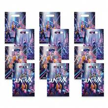 50pcs Cartoon Anime "D.Gray-Man" Theme Gift Bags, Anime Character Pattern Anime Peripheral Party Candy Bags, Suitable For Birthday Party, Theme Party, Gift Packaging - Multicolor - View 4