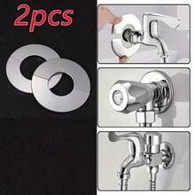 5 buc capace decorative din oțel inoxidabil pentru robinete, țevi de evacuare pentru încălzitoare de gaz și apă - durabile, asamblare ușoară, design rotund - Multicolor - Vizualizare 10