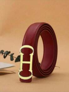 1pc Letter Design Minimalist Popular Women's Belt, Suitable For Jeans, Suits And Outfits Summer, School Fall, Autumn, Halloween - Multicolor - View 13