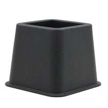4X 4" Heavy Duty Bed Chair Risers Feet Leg Lift Furniture Extra Raisers Stand - A - 查看 4