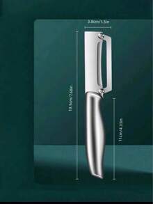 Multi-Functional Stainless Steel Peeler, Easily Peel Fruits, Winter Melon, Sugarcane, Pumpkin Without Effort - Multicolor - View 2