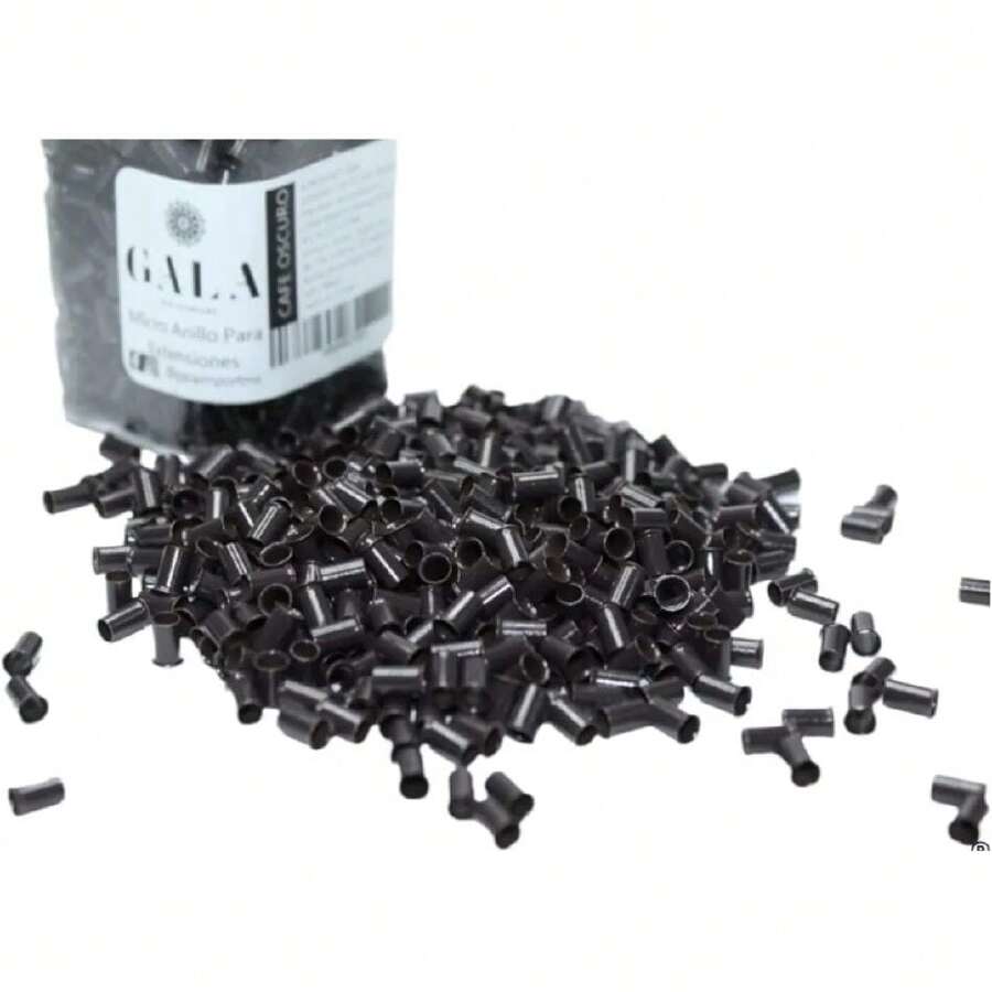 Microchip Para Aplicación de Extensiones de Cabello Natural 1000pzas Tono A Elegir (Cafe Obscuro),44136197 - SL.Red - Ver 1