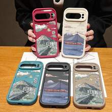 Funda Protectora de Silicona Suave para Phone17air,16,15,14,13,12,11 - A654BeigeBlanco - Ver 8