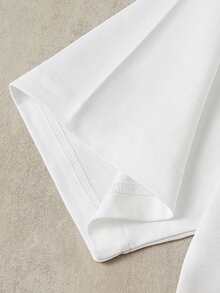 Áo thun ngắn tay ôm dáng màu trắng dành cho nữ, kiểu dáng thường ngày, co giãn, dễ phối đồ. - trắng - Xem 5