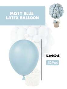 Balon Biru Doff Ukuran 18 Inci/12 Inci/10 Inci/5 Inci (Jumlah Berbeda) Cocok untuk Ulang Tahun, Pesta Pernikahan, Wisuda, Tema Putri, Pesta Lajang, dan Dekorasi Pesta Tema Biru Doff (Termasuk Pita dan Pengikat) - View 16