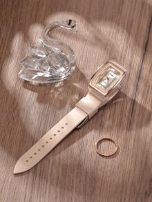 1pc Women's Fashion Casual Artistic Wrist Watch, Suitable For Daily Wear - one-size - View 3