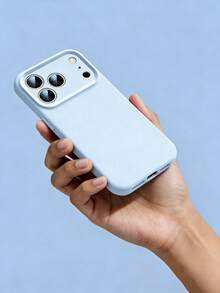 High-Quality Liquid Silicone Phone Case, Compatible With IPhone 17 Pro Max, 17 Pro, 17 Air, 17, 16, 15, 14, 13, 12, 11 Pro Max Plus, Soft Touch, Shock-Absorbing Protective Cover - Far Peak Blue - View 5