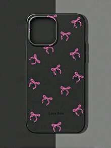 蝴蝶结图案黑色TPU软壳，单件装，兼容 11/12/13/14/15/15 Pro/15 Plus/15 Pro Max/7 Plus/8 Plus/X/Xs Max/Xr/11 Pro/12 Pro/13 Pro/14 Pro/12 Mini/13 Mini/11 Pro Max/12 Pro Max/13 Pro Max/14 Pro Max/14 Plus/6/6S/6 Plus/7/8/SE 以及Galaxy A54/A14/A32/A12/A51/A23/A24/A52S/A15/S20/S21/S22/S23/S24/S23 Plus/S23 Ultra，防水、防震、防刮。 - 黑色 - 查看 3