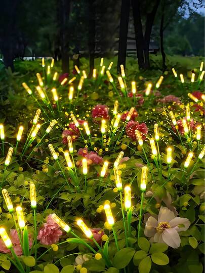1 đèn LED năng lượng mặt trời/6 bóng, đèn lối đi năng lượng mặt trời cho ao, bãi cỏ, trang trí ngoài trời, ánh sáng trắng ấm/đổi màu, năng lượng mặt trời, thích hợp cho lối đi, ao, vườn, sân hiên, nhà cửa, tiệc tùng, ngoài trời, ngày lễ, Eid, sinh nhật, đường đi.