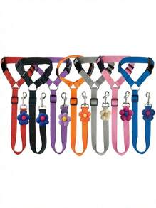 PETSIN 1 件装汽车安全狗安全带，宠物车用牵引绳，狗用安全带系绳，狗用安全带扣，狗用汽车安全带圣诞礼物 - 彩色 - 查看 7