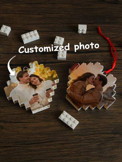 1 Mặt dây chuyền hình trái tim, Đồ chơi xếp hình ảnh tùy chỉnh, Quà tặng ý nghĩa, Hình ảnh tùy chỉnh, Trang trí bàn làm việc, Quà tặng dễ thương tùy chỉnh, Đồ trang trí, Quà tặng ý nghĩa, Quà kỷ niệm, Quà tặng đặc biệt, Trang trí ngày lễ, Nhà bếp, Quà tặng tình yêu lãng mạn cho bạn trai và bạn gái, Quà tặng cho bố/mẹ, Quà tặng cho người yêu/cặp đôi/bạn thân, Trang trí phòng ngủ ban đêm, Quà tặng bất ngờ, Phụ kiện đẹp, Quà tặng lãng mạn