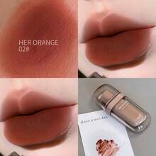 HERORANGE 冷棕色哑光唇釉，丝绒雾面妆效，持久显色，提亮日常裸妆 - 彩色 - 查看 10
