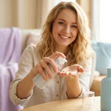 1pc 150ml Luxury Rhinestone Vacuum Pump Bottle, Refillable Container For Lotions, Creams, Serums - View 7