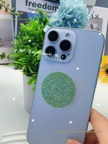 闪亮水钻伸缩手机支架，闪亮水晶拉出式手机支架，防摔可调节手机支架。 - 彩色 - 查看 6