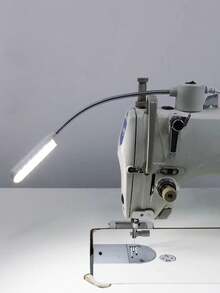 1pc ABS Material USB Plug LED Sewing Machine Light With Strong Magnetic Base And Flexible Neck, 30 LED Beads Lamp Suitable For Sewing Machine, Workbench And Industrial Flat Bed - White - View 3