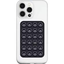 4个硅胶吸盘手机壳支架，双面设计，免提强力吸盘，方便自拍和视频拍摄，兼容和安卓手机 - 彩色 - 查看 11