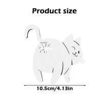 2个猫屁股面包夹 - 幽默厨房小工具 - 3D打印趣味厨房工具 - 面包零食塑料袋夹 - 可爱动物造型食品储藏室收纳配件 - 个性家居装饰礼品 - 趣味设计 - 轻巧配件 - 宠物爱好者 - 彩色 - 查看 5