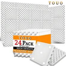 TOUO 8色聲學泡棉 蛋槽牆面隔音棉 6-48片 高密度吸音材料 天花板噪音隔絕 - Egg Trough - 查看 47