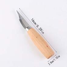 1 Set Curved Carving Knives, DIY Wood Carving Tools, Handmade Craft Tools, Wood Carving Knife, Essential Gardening Tools - A - View 4