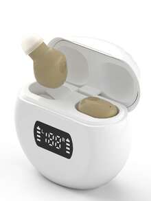 入耳式助听器套装——包含两个助听器，电池续航时间为 20 小时，非常适合商务会议、讲座和旅行场合。 - 卡其色 - 查看 6