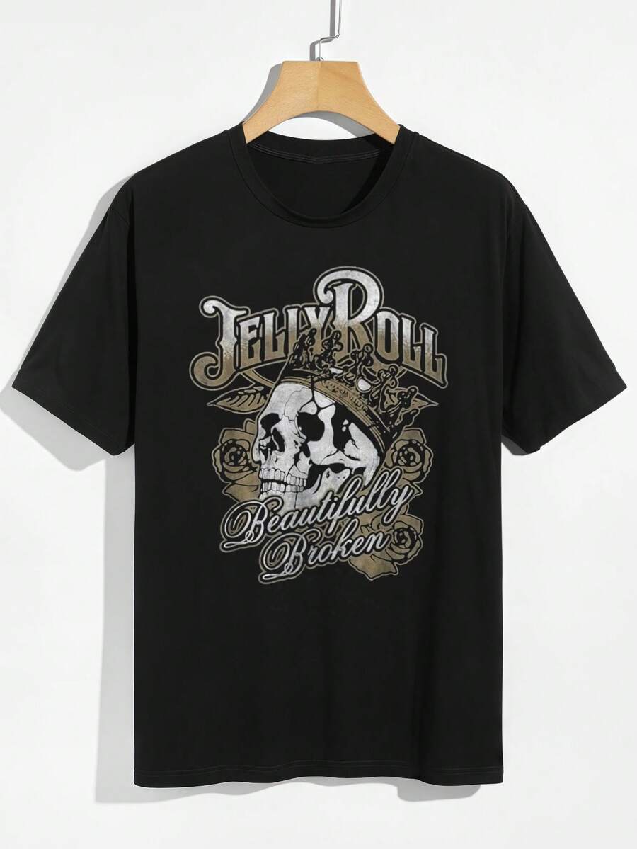 The Best Artist Merch T Shirt  Street Fun Printed Men's Pure Cotton Comfortable And Fashionable 230g Black T-Shirt Suitable For All Seasons