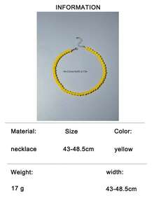 imoli 1 buah Kalung Manik-Manik Akrilik Geometris Modis Warna Permen, Cocok untuk Pemakaian Sehari-hari Wanita, Hadiah Perhiasan untuk Teman - MultiWarna - View 18