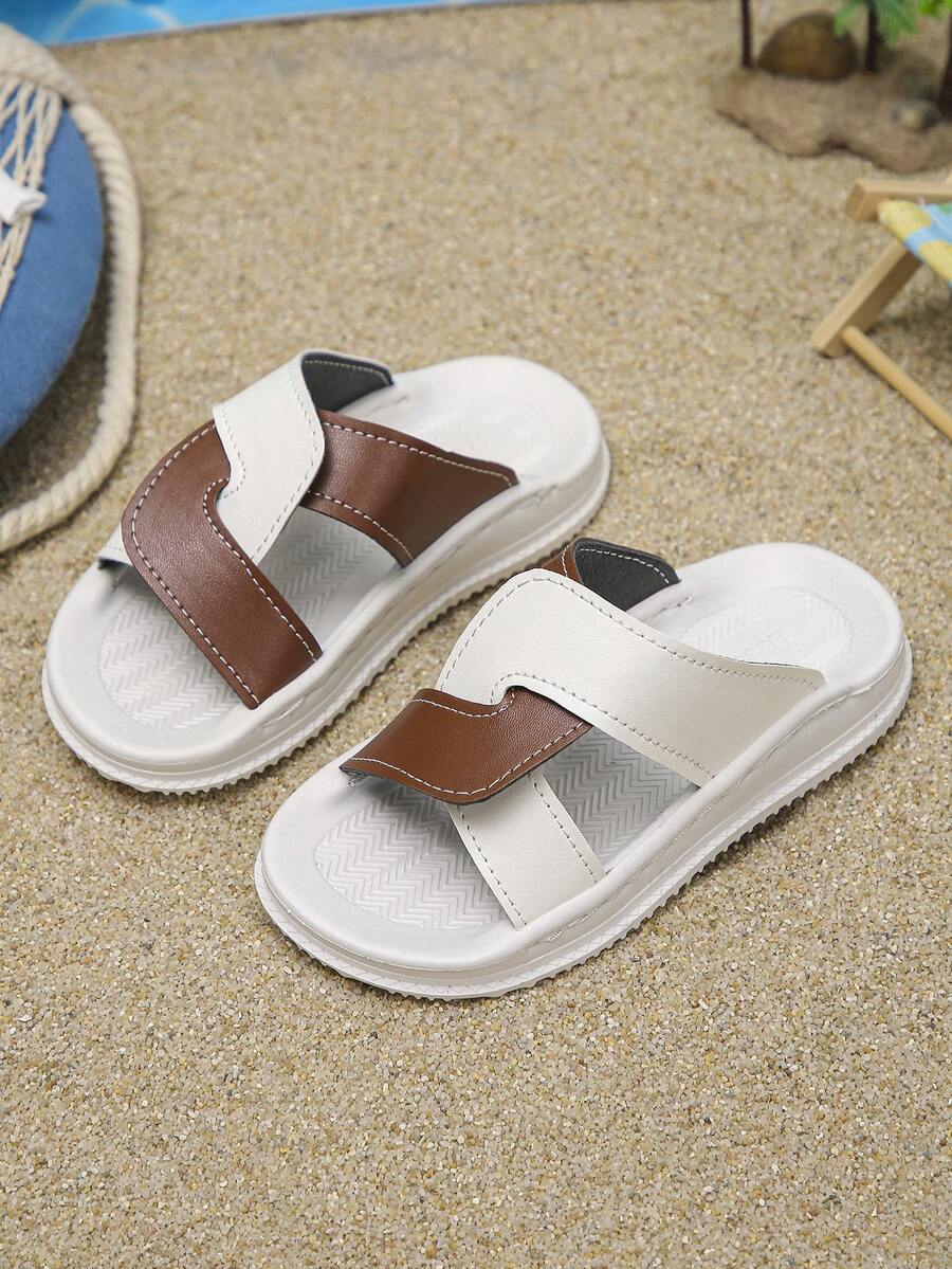 Dép đi trong nhà thiết yếu cho mọi mùa | Dép trẻ em unisex | Dễ xỏ, mềm mại và thoải mái | Người bạn đồng hành lý tưởng cho trường học, bãi biển và sinh hoạt hàng ngày! - trắng - Xem 1