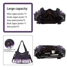 Angel Kiss Bolso con correa cruzada bolsa-Hobo-Crossbody Mujeres - 2teido de color morado - Ver 7