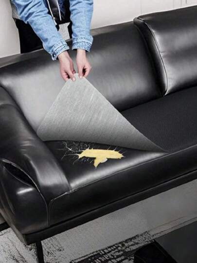 1卷自粘皮革修补胶带，电动汽车座椅皮革修补贴片，适用于家具、沙发、椅子和汽车座椅