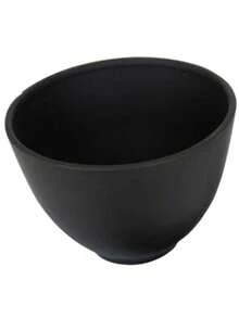 Large Black Silicone Mask Mixing Bowl Set, Facial Care Bowl, DIY Mud Mask Beautician Supplies - Multicolor - View 2