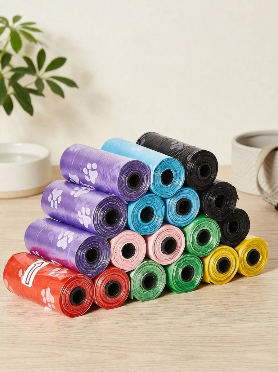 PETSIN 750/600/450/300/150个装宠物粪便袋，便携式，清洁，车载垃圾袋，小型垃圾桶，垃圾桶替换袋，宠物垃圾袋，狗便袋，防漏宠物粪便袋，户外遛狗，户外狗便袋