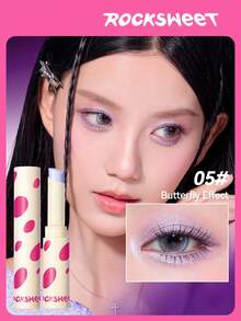 ROCK SWEET Shimmering Spectrum Eyeshadow Stick - One Swipe Creates Matte, Luminous And Smoky Eye Makeup, Using Earthy Tones, Smudge-Proof Cosmetics - 05#幻紫高光色 - 查看 2