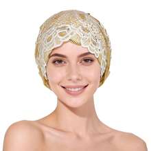 1Pc Women Headscarf Cap Headscarf Beaded Turban - Baotou Hat - View 11