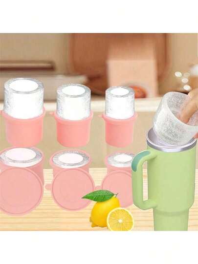 Silicone Ice Cube Tray With Lid, Suitable For Round Ice Cube Mold Maker, Easy Release Ice Mold, Ideal For Summer Parties, Gatherings And Outdoor Activities, Portable Ice Cream Accessories, Suitable For Boys And Girls Summer Pool Party