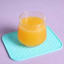 硅胶隔热垫，锅垫，长方形隔热垫套装，适用于热锅、餐具、杯垫和餐垫，多功能桌面保护垫，厨房用品 - 彩色 - 查看 5