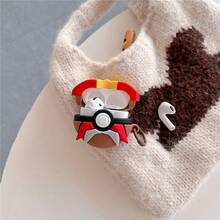 1pc Cool Wireless Bluetooth Earphone Case, Suitable For AirPods Pro3, Cartoon Cute Shockproof Apple Earphone Case, Applicable Compatible With Apple Earphones 4/Pro/Pro2 Bluetooth Earphone Case - Multicolor - View 4