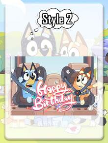 Bluey Broyi Background Decoration Items With Cartoon Themes For Family Gatherings, Party Balloons For Home Parties, Anniversary Party Decorations, Birthday And Holiday Party Supplies, Gifts For Sending To Friends And Family At Parties And Gatherings. - Multicolor - View 8