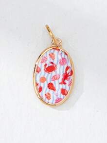 DIY彩色绳线珐琅吊坠套装，女士适用 - 可互换沙滩风和复古风吊坠（鱼、心形、龙虾、樱桃、蝴蝶结） - 绳线项链配件 - 完美打造个性化礼物和创意时尚造型 - 彩色 - 查看 64