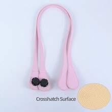 1 Set New Flat Slim PU Leather O-Shaped Handle, Shoulder Strap, Handbag Strap, Waist Belt Accessories - Multicolor - View 14