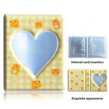 1 Album ảnh mini tình yêu siêu dễ thương, Album ảnh lưu trữ khung đơn 3 inch 40 trang, Album kỷ niệm, Ngày lễ, Quà tặng sinh nhật, Trở lại trường, Đồ dùng học tập - Nhiều màu - Xem 13