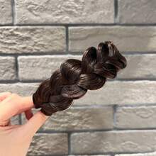 Handmade Braided Wig Headband, Fishbone Braid Wig Hair Hoop, Comb Hairband Hair Accessories HA2800 - Multicolor - View 10