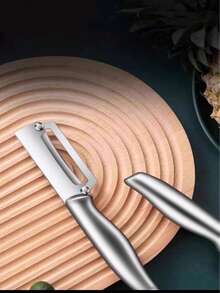 Multi-Functional Stainless Steel Peeler, Easily Peel Fruits, Winter Melon, Sugarcane, Pumpkin Without Effort - Multicolor - View 4